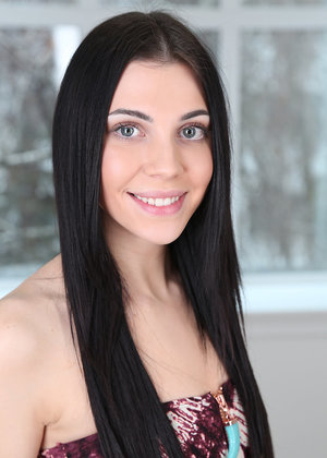 18 year old girl Cipriana A takes a cumshot in mouth after sex in mesh hosiery